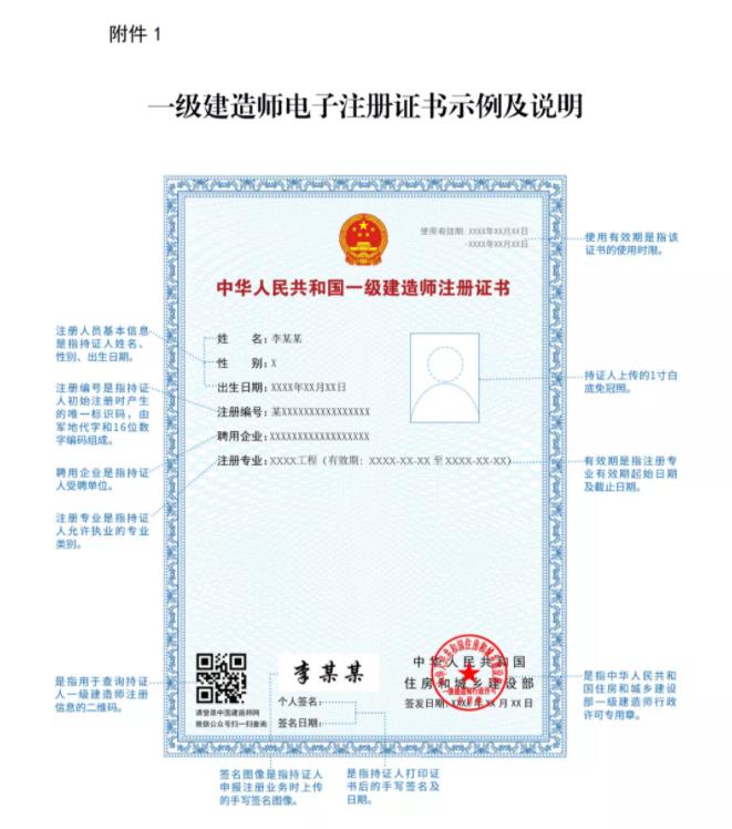 一級建造師實行電子證書，明年開始紙質(zhì)證書作廢